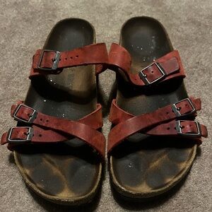 Birkenstock Red Sandals